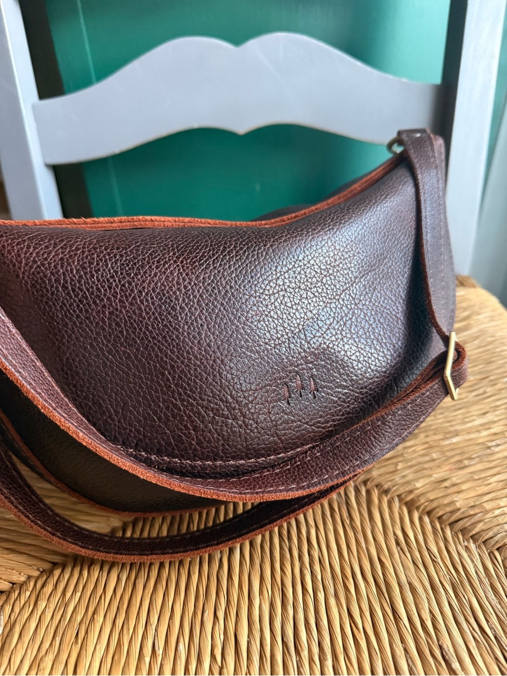 Portland leather cold brew koala sling bag purse large - Picture 10 of 15